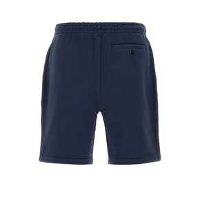 네이비 블루 코튼 블렌드 버뮤다 쇼츠 710A12486 005