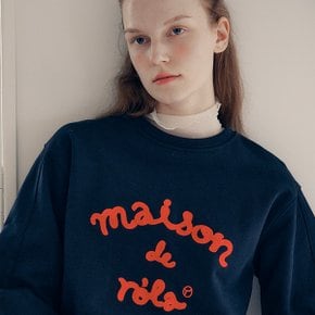 MAISON DE ROLA SWEATSHIRTS NAVY