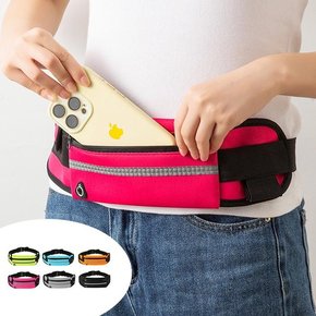 빛반사되는 스포츠 힙색 러닝벨트 허리가방 6color (46834437)