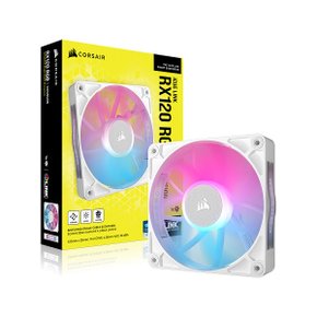 커세어 iCUE LINK RX120 RGB Expansion Fan 시스템쿨러 화이트 (1PACK)