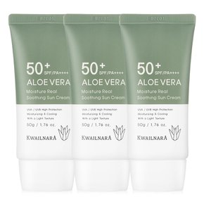 알로에 모이스처 선크림 50ml 3개 / SPF50+ PA++++