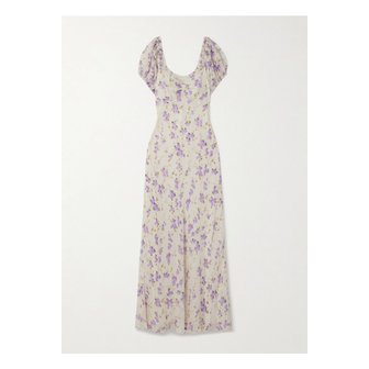 러브셰이크팬시 마다라 플로럴 프린트 크레이프 드 신 맥시 원피스 1647597333943023