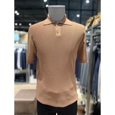 킨록바이킨록앤더슨 S/S 쿨소재 카멜 카라니트