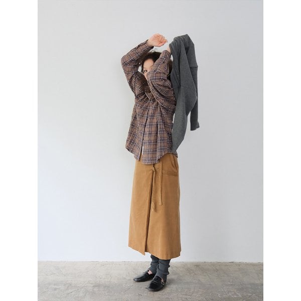 Corduroy Wrap Skirt