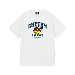 TENNIS RHYTHM 티셔츠 - 화이트