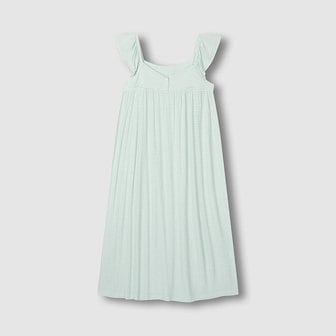 JAJU 여 보드리 체크 민소매 파자마 원피스 J206203051046