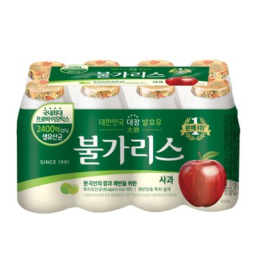 남양 자연의 시작 불가리스 사과(150ml8개입) 1200ml