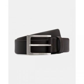 4649341 BOSS Nappa-leather belt with pin buckle - 203 Dark Brown 81258938