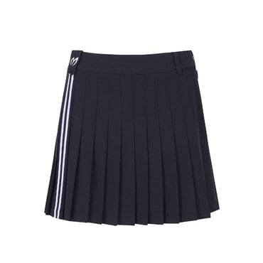 마스터바니 25 S/S 신상품 여성 배색 라인 플리츠 큐롯 스커트(421E1PC304)