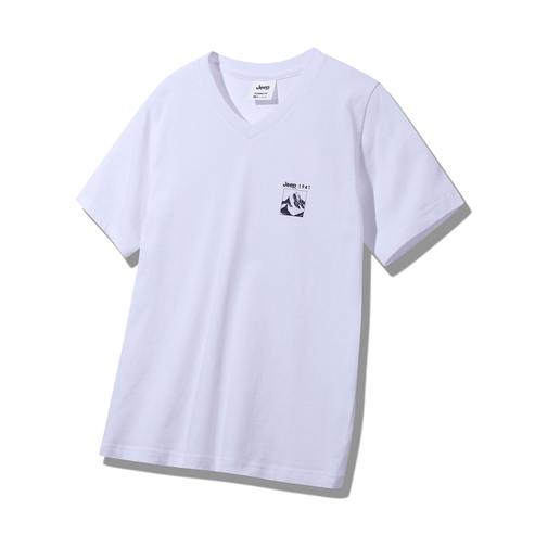 지프 25SS 신상품 (공용) 지프스퀘어 마운틴로고 반팔티 JQ2TSU491