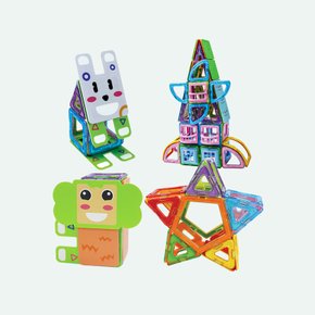 자석블록 208pcs+보관함+가이드북