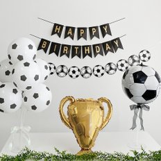 HBD 축구 트로피 생일 파티 세트 생일축하 이벤트