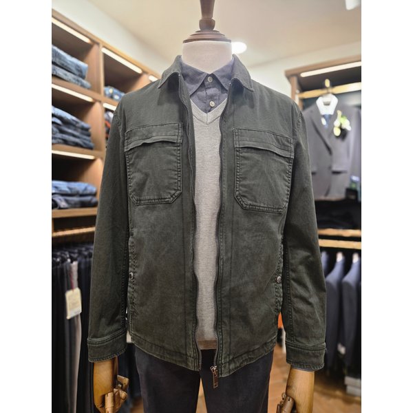 [여주점] 코오롱 브렌우드 남성 페리자켓 피그먼트 워싱 트러커 점퍼 BRUAX26361KHX NYX