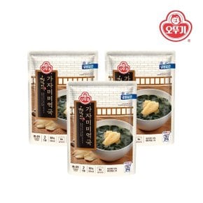 청담미역 가자미미역국(냉동) 500g x 3개