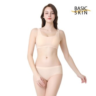 BASICSKIN 베이직스킨 여성인 U백 래쉬가드 이너 브라+팬티세트 스포츠이너웨어 BSE-T254A