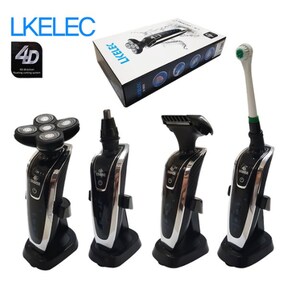 LKELEC LK-8869 전기면도기 4IN1 다기능 방수 5헤드 전자 남자 면도