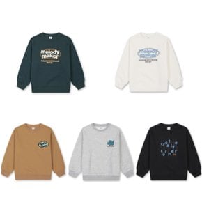 25년 FW 남아) 더블니트 그래픽 스웨트셔츠 MKF3TR1201