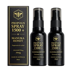호주산 고함량 프로폴리스 스프레이 30ml x2개 마누카허니 MGO1500+