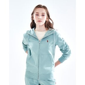 [U.S. POLO ASSN.] SS 여성 화이트라벨 USA COTTON 이지웨어 상의_JADE GREEN