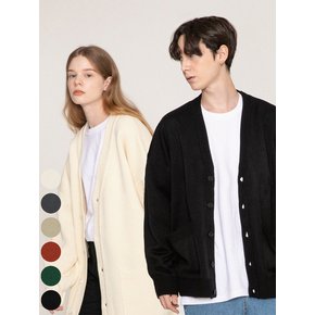 [UNISEX]베이직 니트 가디건_6color