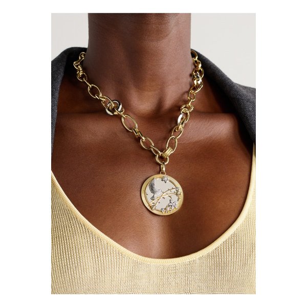 파운드레 레질리언스 오버사이즈 메달리온 펜던트 46376663162919105