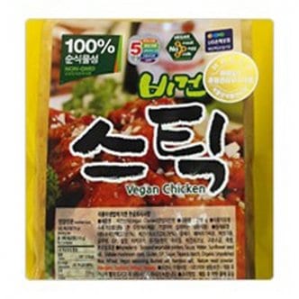 제이큐 기타어육제품류 콩과 현미로 만든 콩고기 비건스틱 양념치킨 맛 1kg