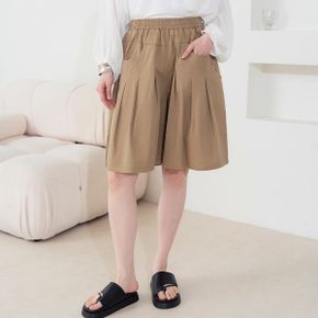 엘루아 핀턱주름 코튼 반바지_P426517000