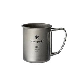 미국 스노우피크 티타늄 캠핑컵 Snow Peak Titanium Single Mug 8.8 fl oz 220 ml Capacity 7.8