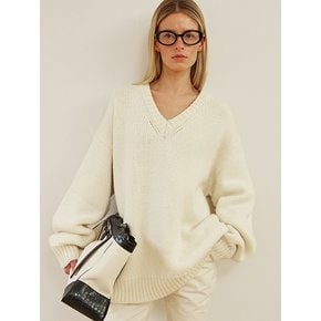 Lowell alpaca V-neck knit