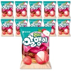  오리온 리찌 알맹이 젤리 10개입(67gx10개)