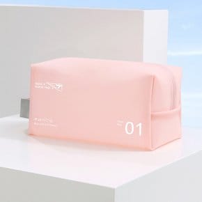 good 핑크 비취백 방수파우치 PVC 젤리 말랑이 수영장 목욕가방