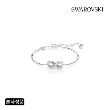 스와로브스키 [본사정품/쇼핑백증정] Hyperbola 인피니티 로듐 팔찌M 5679664