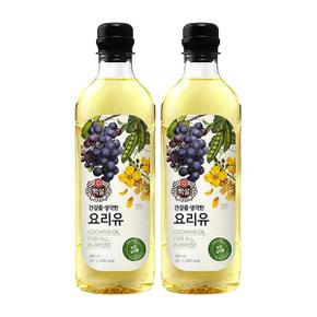 백설 건강을생각한요리유, 900ml, 2개