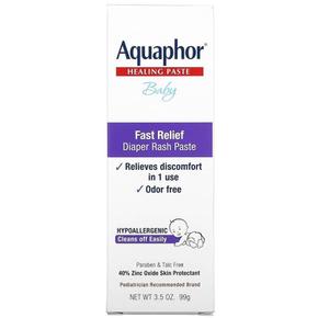 미국직구 Aquaphor 아쿠아퍼 베이비 패스트 릴리프 다이퍼 래쉬 페이스트 99g