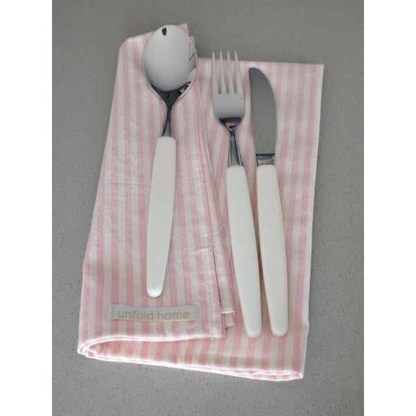 코튼 스트라이프 키친크로스/기프트박스  Cotton stripe kitchen cloth (4colors)