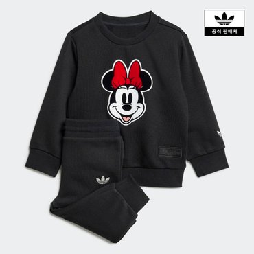 아디다스키즈 (A080~A100) 아디다스 x 디즈니 미니마우스 크루 세트 (JD0583)