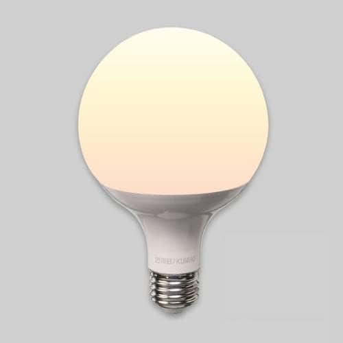LED램프 볼구 LED 12W G95 롱타입 전구색 KS 번개표