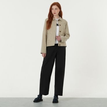 키이스 핀턱 와이드 밴딩 팬츠 KE25S1FRA6699