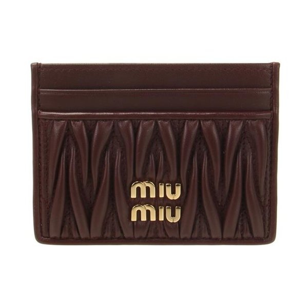 [미우미우]마테라쎄 나파 가죽 카드 홀더 / 5MC076 AFPP F0007