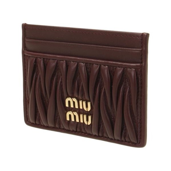 [미우미우]마테라쎄 나파 가죽 카드 홀더 / 5MC076 AFPP F0007