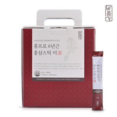 홍프로 6년근 홍삼스틱 미 10g x 100포