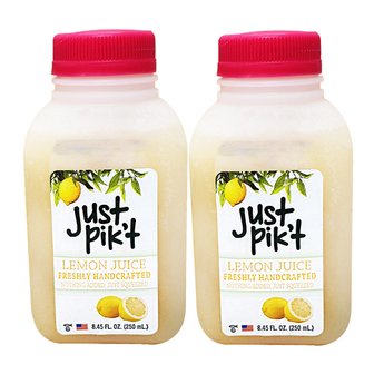  나탈리스 저스트 픽 레몬 착즙액 250ml x 2개/아이스박스+아이스팩/