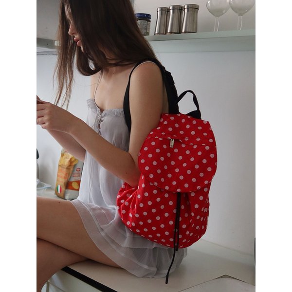 POPI DOT BACKPACK_red