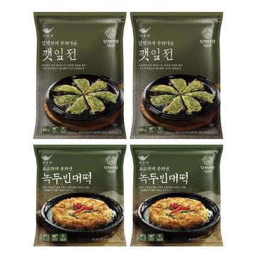  사옹원 깻잎전 녹두빈대떡 400g 4개 총1600g 코스트코