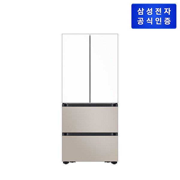 Bespoke AI 김치플러스 4도어 키친핏 Max 420L RK70F42M2ZG (에센셜 화이트 + 에센셜 베이지