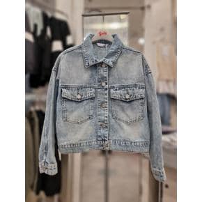 주)소이 세이브존01 신학기 봄 간절기 여아크롭 구제 청 자켓 24S1551 (S30488852)