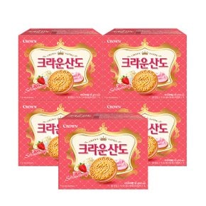 크라운 크라운산도 딸기 161g 5개