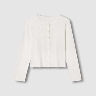 JAJU 여 포인텔 긴팔 라운지 가디건 J206201088006