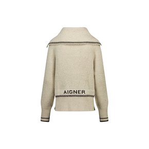 와이드카라 시퀸 니트 점퍼_2colors