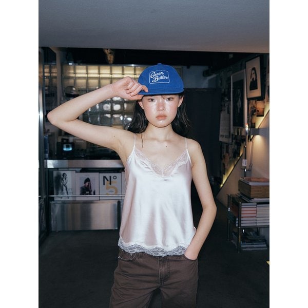 Silky Lace Camisole (Peach)